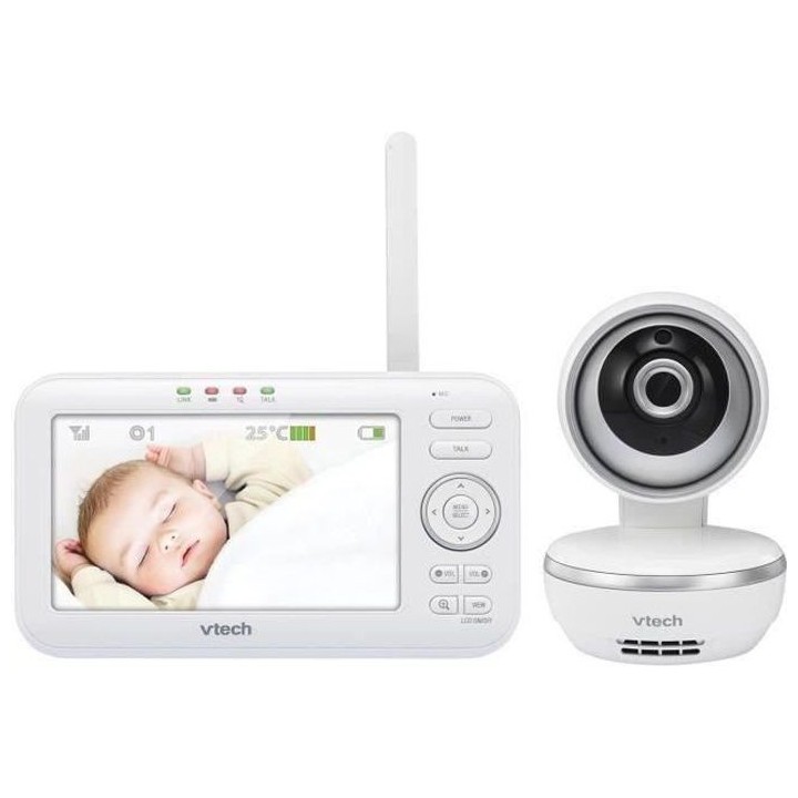 VTECH - Babyphone Vidéo Vision XXL - BM4550