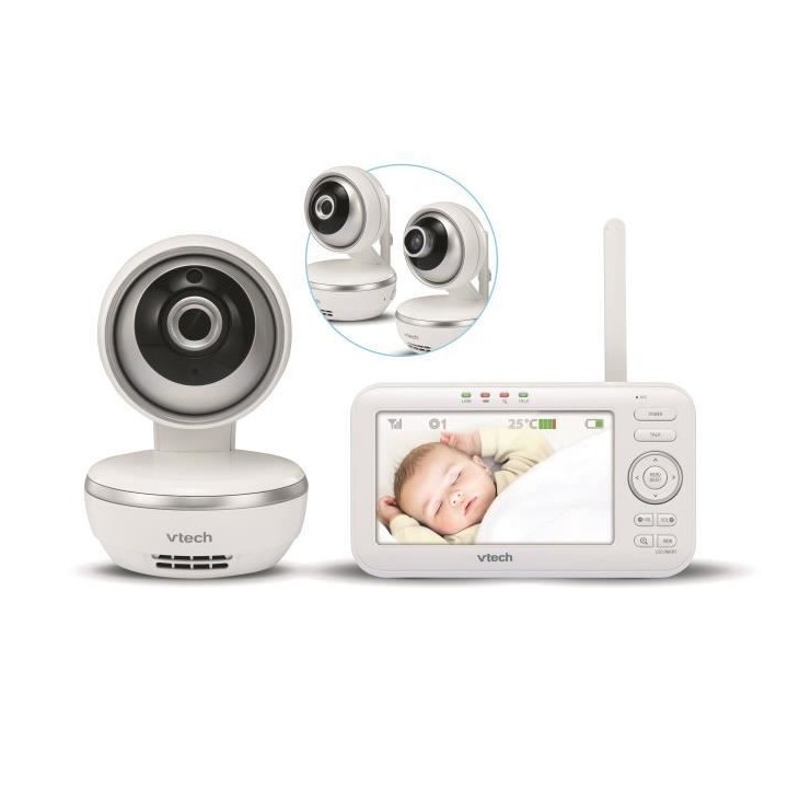 VTECH - Babyphone Vidéo Vision XXL - BM4550