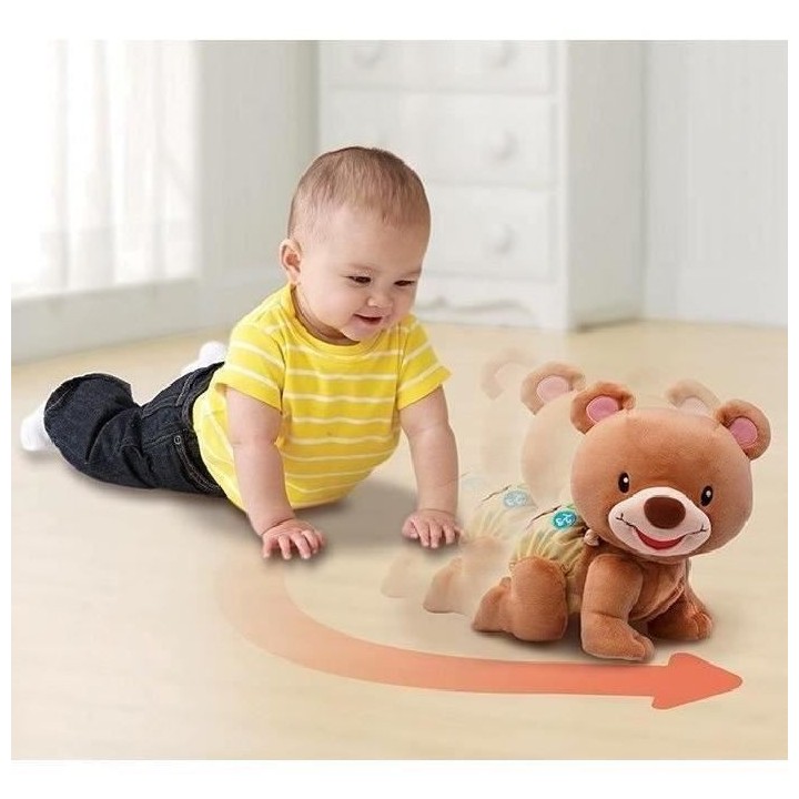 VTECH BABY - Ourson, 1,2,3 Suis-Moi - Brun