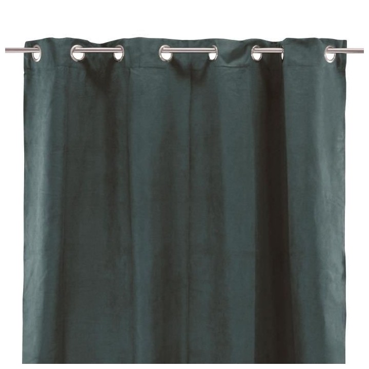 Rideau sueden 100% Polyester - Gris carbone - 140x250 cm