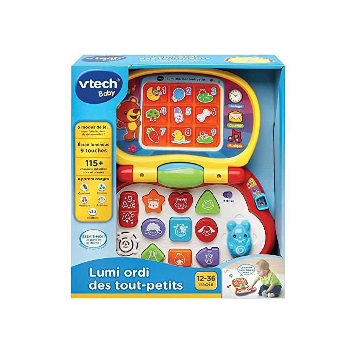 VTECH BABY - Lumi Ordi Des Tout-Petits - Ordinateur Enfant Multicolore
