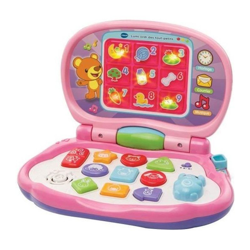 VTECH BABY - Lumi Ordi Des Tout-Petits - Ordinateur Enfant Rose