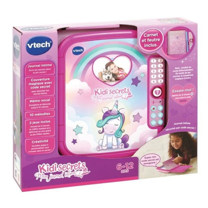 VTECH - Kidisecrets - Mon Journal Intime Magique Rose