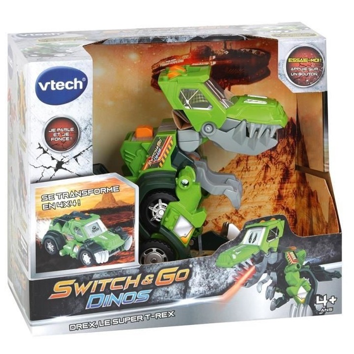 VTECH - Switch & Go Dinos - Drex, Super T-Rex (Jeep)