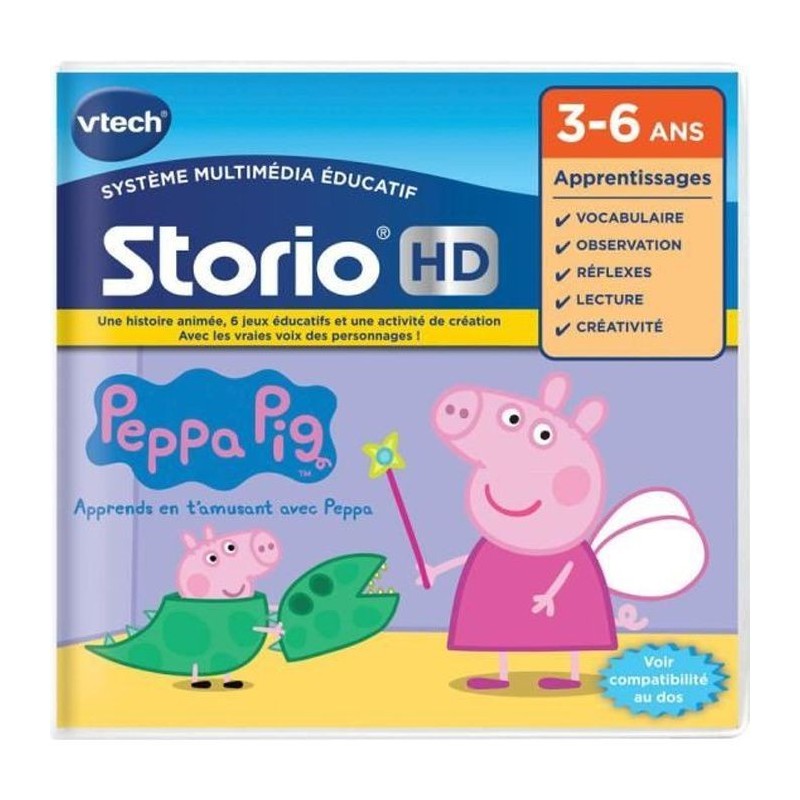 VTECH - Jeu Éducatif Storio - Peppa Pig