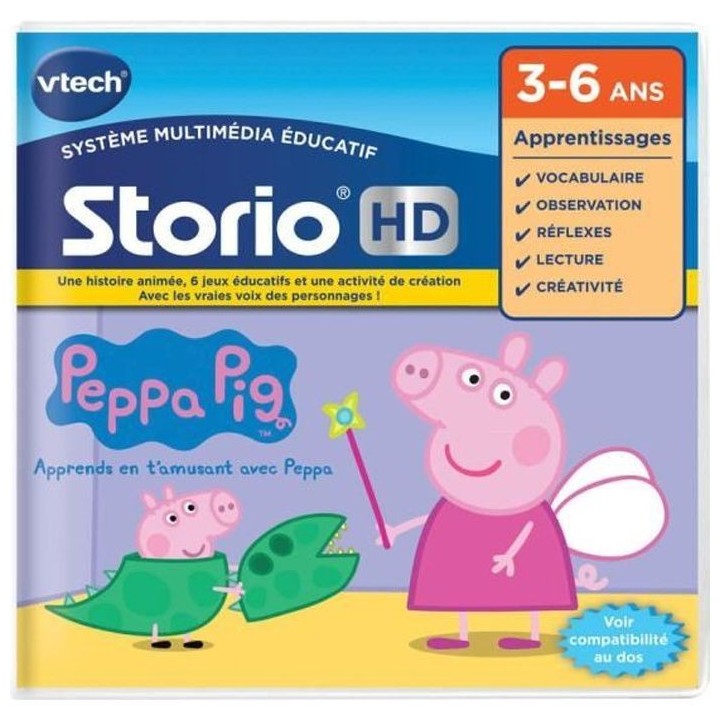 VTECH - Jeu Éducatif Storio - Peppa Pig