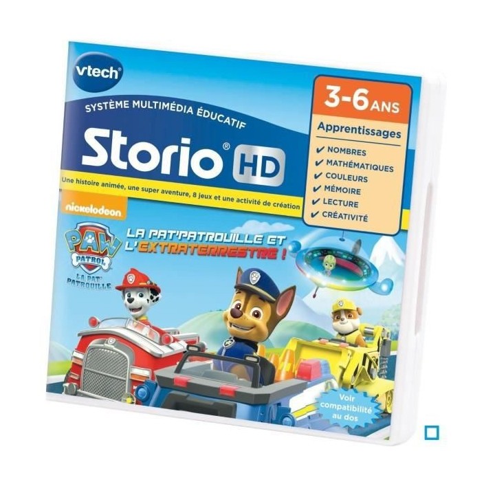 VTECH - Jeu Éducatif Storio - Pat' Patrouille