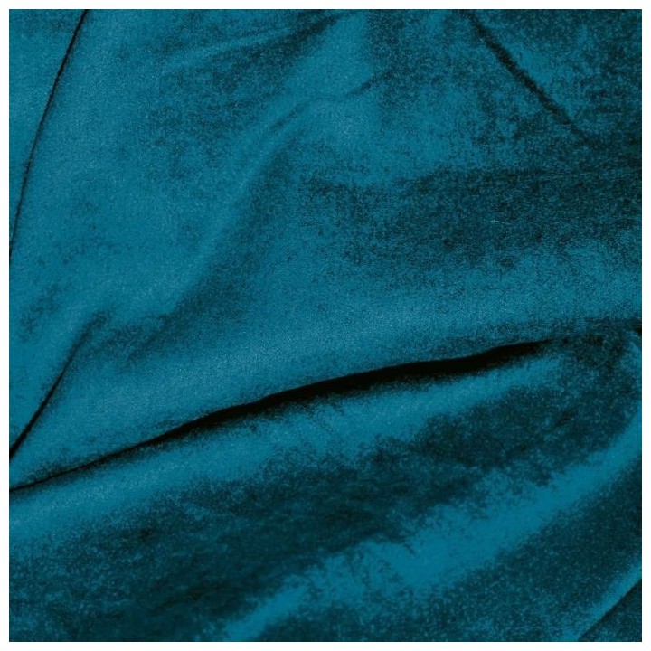 Rideau sueden 100% Polyester - Bleu intense - 140x250 cm