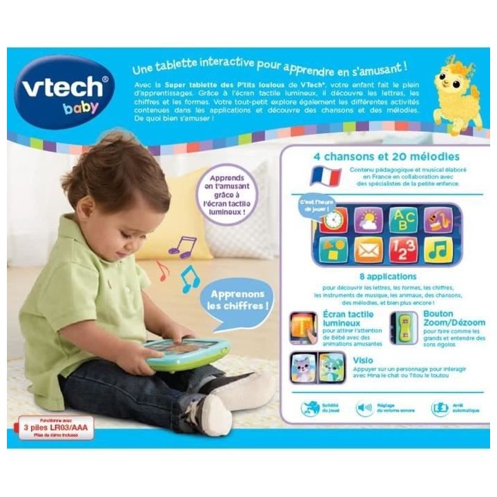 VTECH BABY - Super Tablette des P'tits Loulous