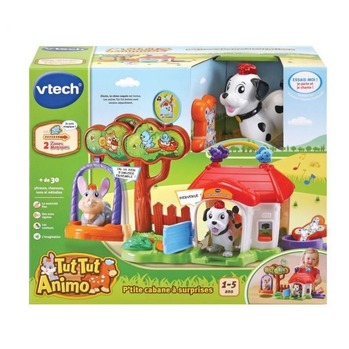 VTECH - Tut Tut Animo - P'tite Cabane a Surprises (+ Zinzin, le Chien