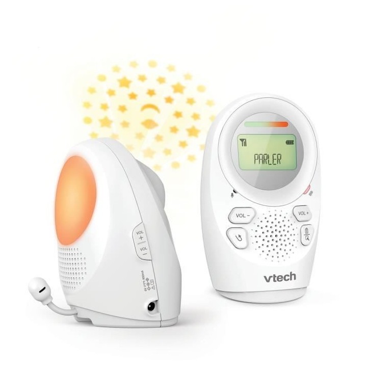 VTECH - Safe & Sound - Babyphone Audio Magic Light et Veilleuse - BM12