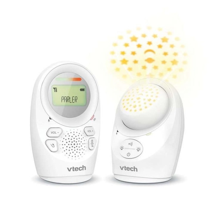 VTECH - Safe & Sound - Babyphone Audio Magic Light et Veilleuse - BM12