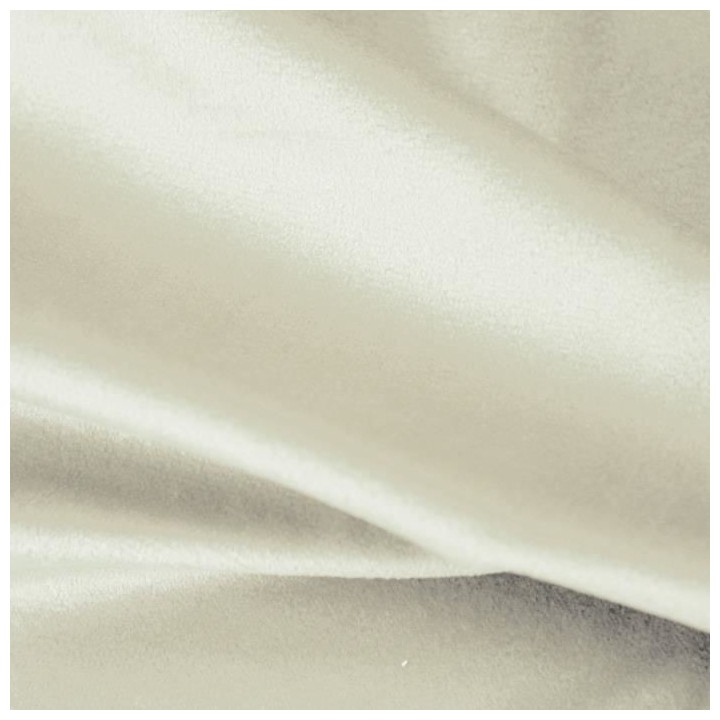 Rideau velours 100% Polyester - Beige clair 140x250 cm