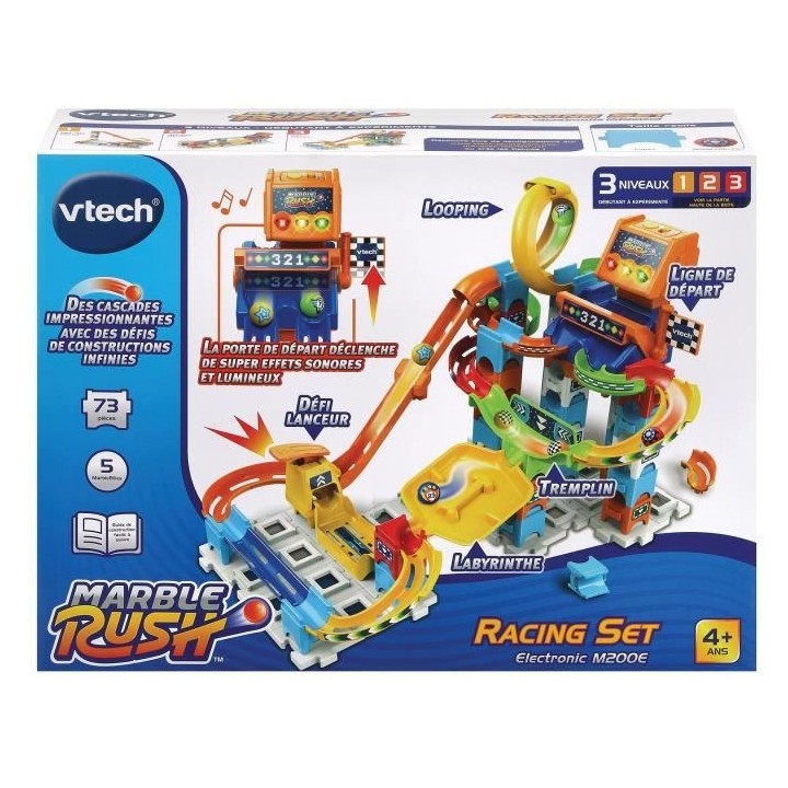 VTECH - Marble Rush Circuit a Billes - Racing Set Electronic M200E