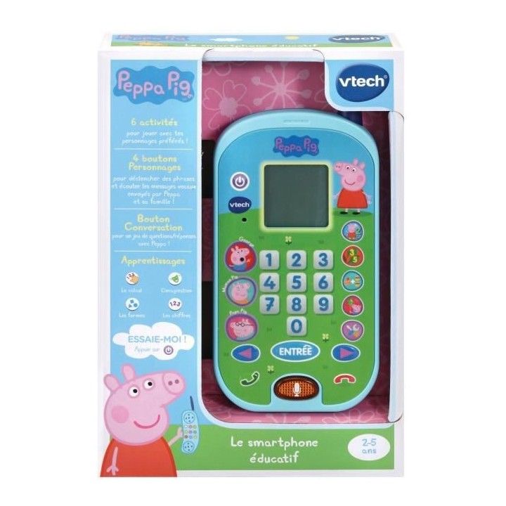 VTECH - PEPPA PIG - Le Smartphone Éducatif