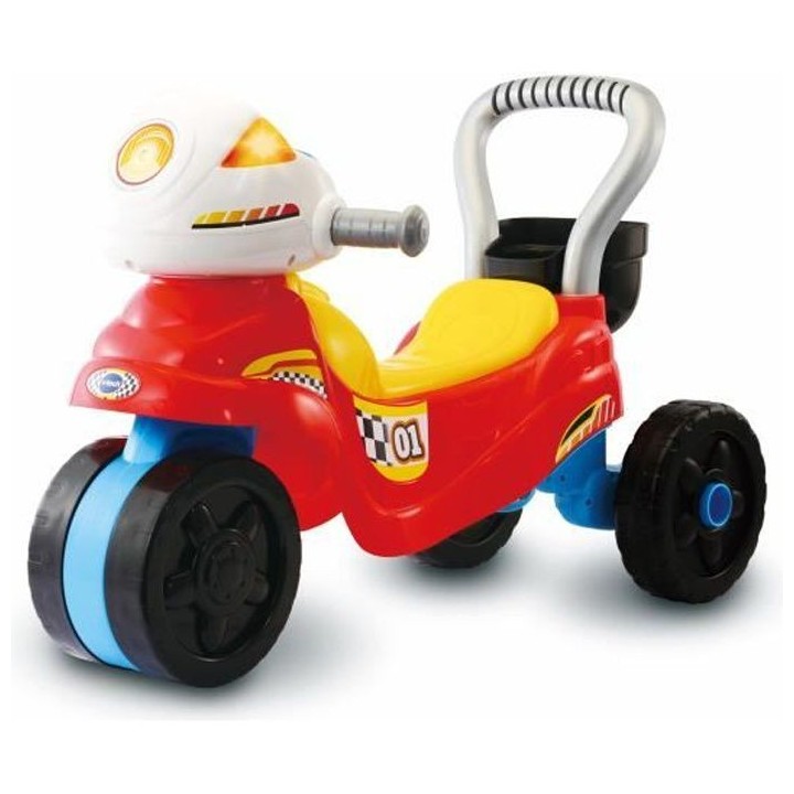 VTECH BABY - Trotteur Porteur Moto 3 en 1