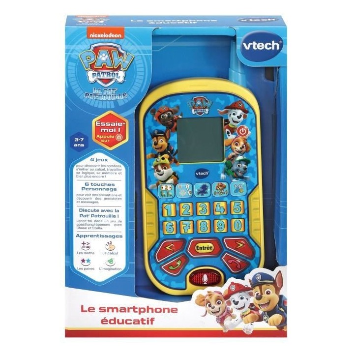 VTECH - PAT PATROUILLE - Le Smartphone Éducatif - Bleu
