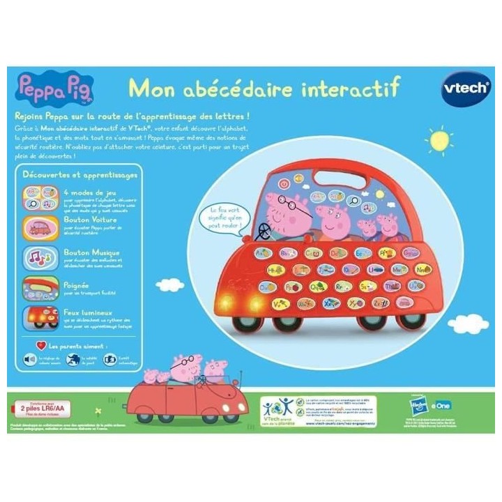 VTECH - PEPPA PIG - Mon Abécédaire Interactif