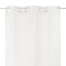 Voilage 100% coton - Blanc - 105x250 cm