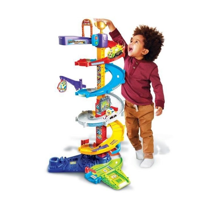VTECH - Tut Tut Bolides - Méga Circuit Spirales 2 en 1 (+ Titouan, Fo