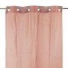 Voilage 100% coton - Terra cotta - 105x250 cm