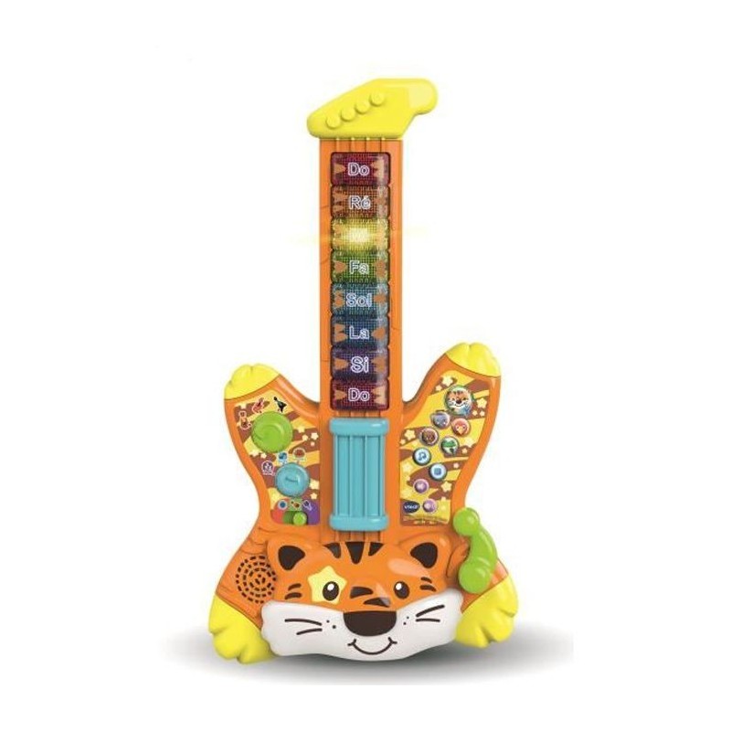 VTECH BABY - Jungle Rock - Guitare Electrique Tigre - Jouet Musical Enfant