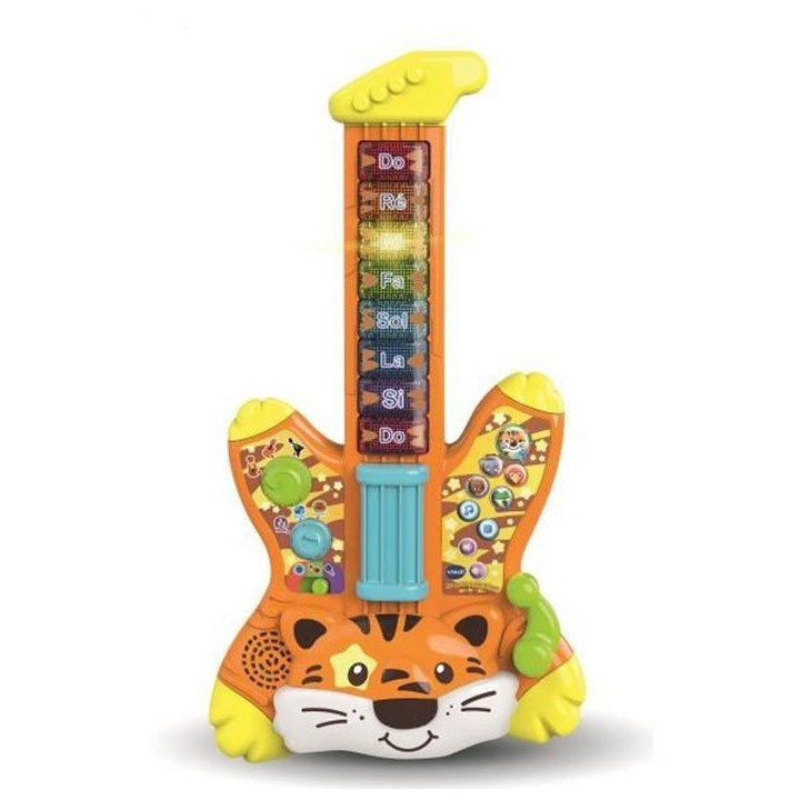 VTECH BABY - Jungle Rock - Guitare Electrique Tigre - Jouet Musical En