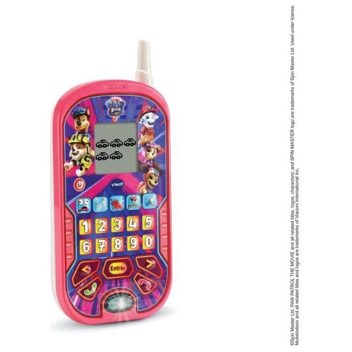 VTECH - PAT PATROUILLE Le Film - Le Smartphone Éducatif - Rose