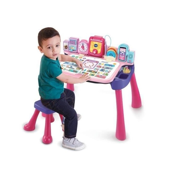 VTECH - Magi Bureau Interactif 5 en 1 - Rose