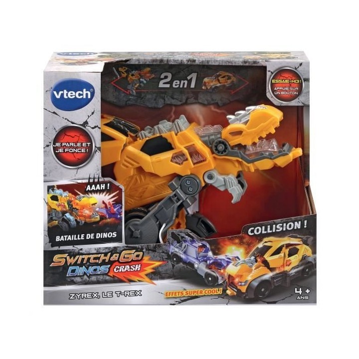 VTECH - Switch & Go Dinos Crash - Zyrex, Le T-Rex