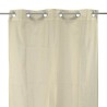 Voilage 100% coton - Beige clair - 105x250 cm