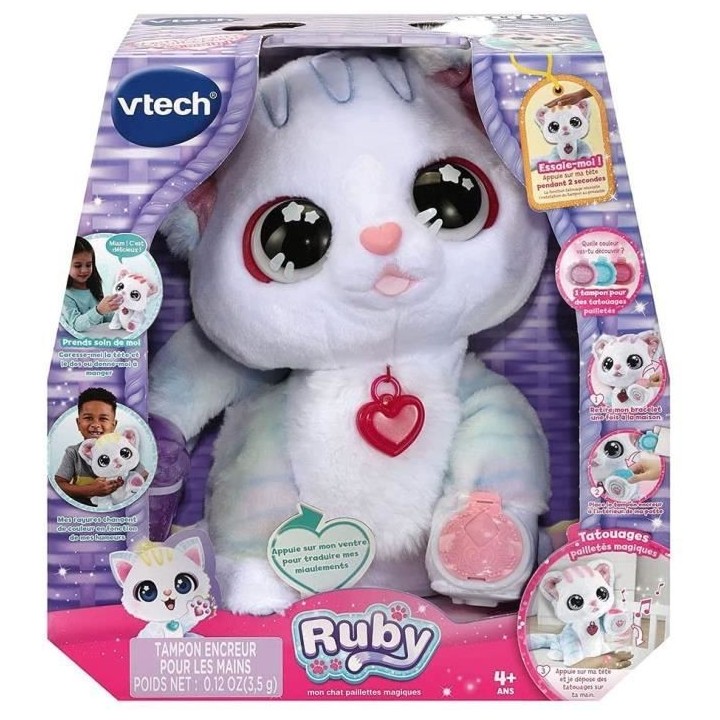 VTECH - Ruby, Mon Chat Paillettes Magiques