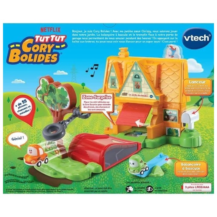 VTECH - Tut Tut Cory Bolides - Le Jardin des Bolides