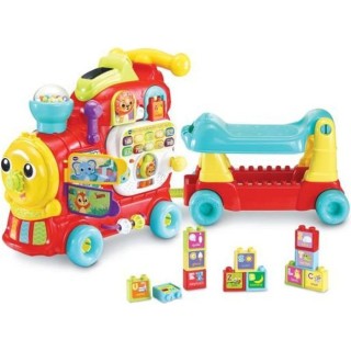 VTECH BABY - Porteur Maxiloco Mon Trotti Train 7 En 1 - Rouge - Musica