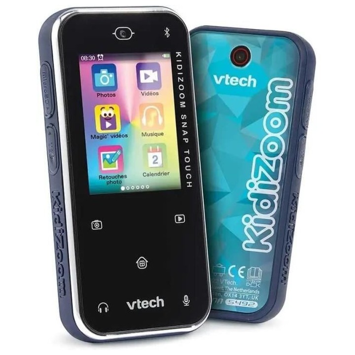 VTECH - Kidizoom Snap Touch Bleu - Appareil Photo Enfant