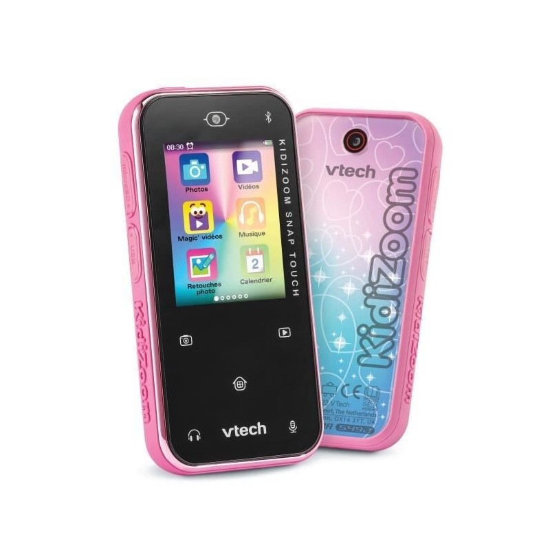 VTECH - Kidizoom Snap Touch Rose - Appareil Photo Enfant