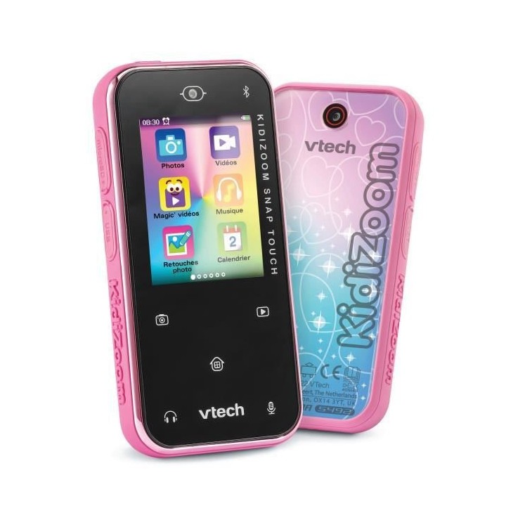 VTECH - Kidizoom Snap Touch Rose - Appareil Photo Enfant