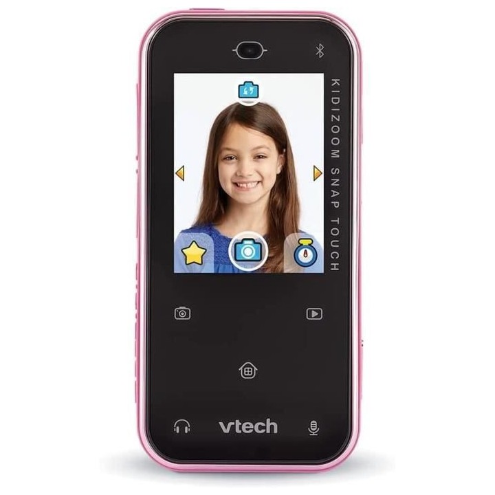 VTECH - Kidizoom Snap Touch Rose - Appareil Photo Enfant