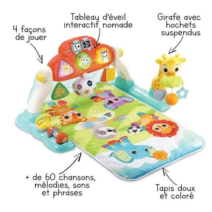 VTECH BABY - Tapis d'Eveil Baby Sport 4 en 1