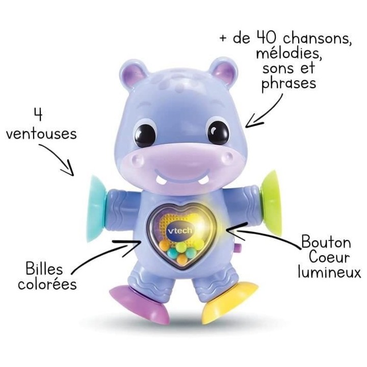VTECH BABY - Théo, Mon Hippo Pirouette