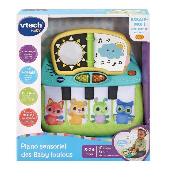 VTECH BABY - Piano Sensoriel des Baby Loulous