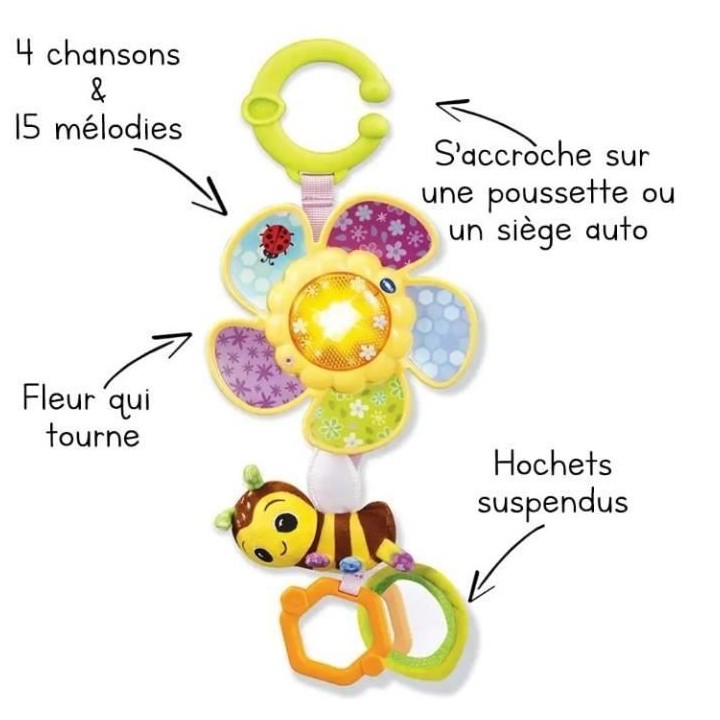 VTECH BABY - Ma Tourni Fleur d'Eveil