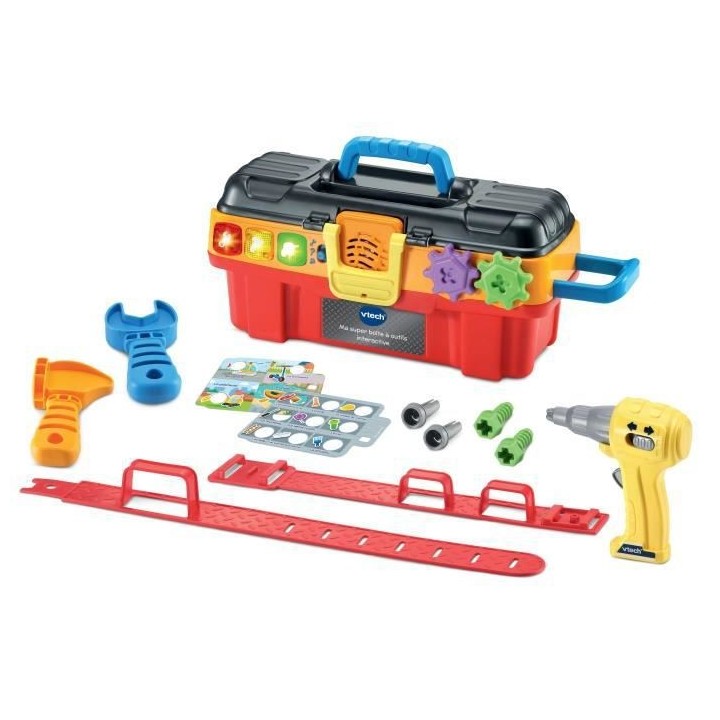 VTECH - 1,2,3 Imite-Moi - Ma Super Boite a Outils Interactive - Jouet