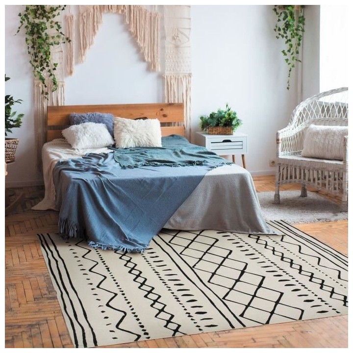 Tapis Berbere Ethno - 190 x 290 cm - Naturel