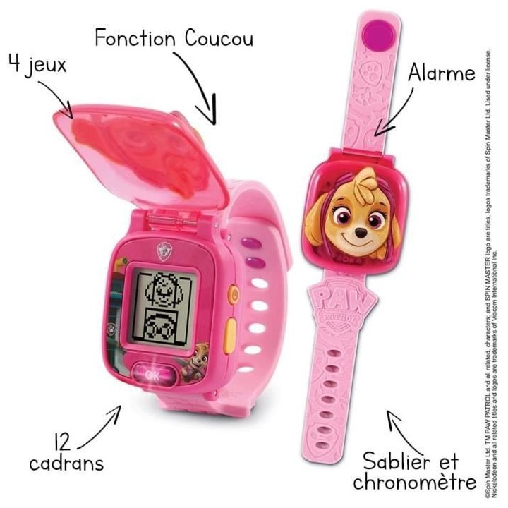 VTECH - PAT PATROUILLE - La Montre-Jeu Interactive de Stella