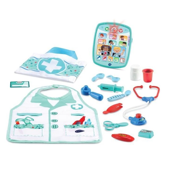 VTECH - 1,2,3 Imite-Moi - Kit Apprenti Docteur Électronique - Jouet d