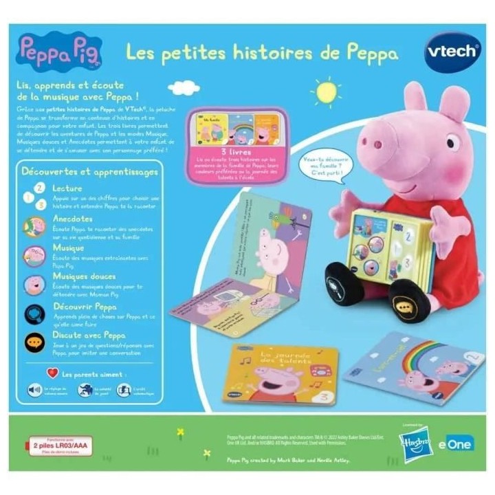 VTECH - PEPPA PIG - Les Petites Histoires de Peppa