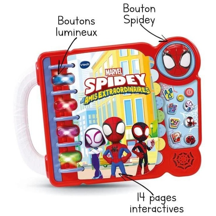 VTECH - SPIDEY - Mon Livre-Jeu Educatif