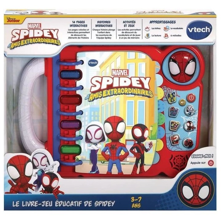 VTECH - SPIDEY - Mon Livre-Jeu Educatif