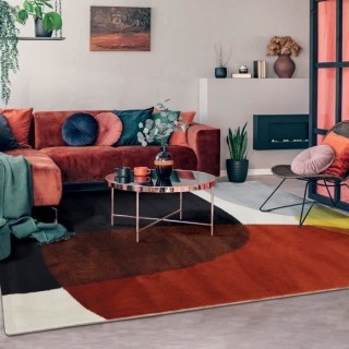 Tapis ORWELL 190x290 cm - Formes géométriques - Mutlicolore